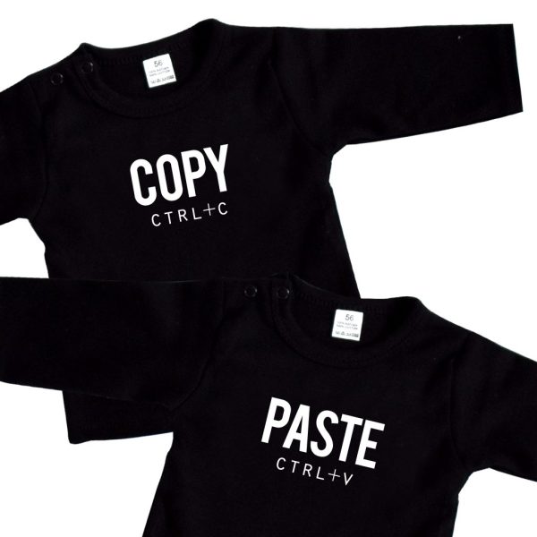 baby shirts tweeling Copy Paste