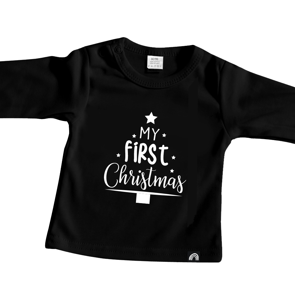 abces Kano Overredend Mijn eerste kerst shirt - Little & Loved | Babykleding