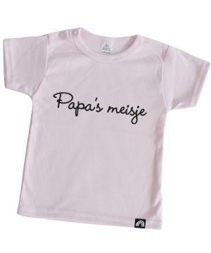 papa's meisje t-shirt roze