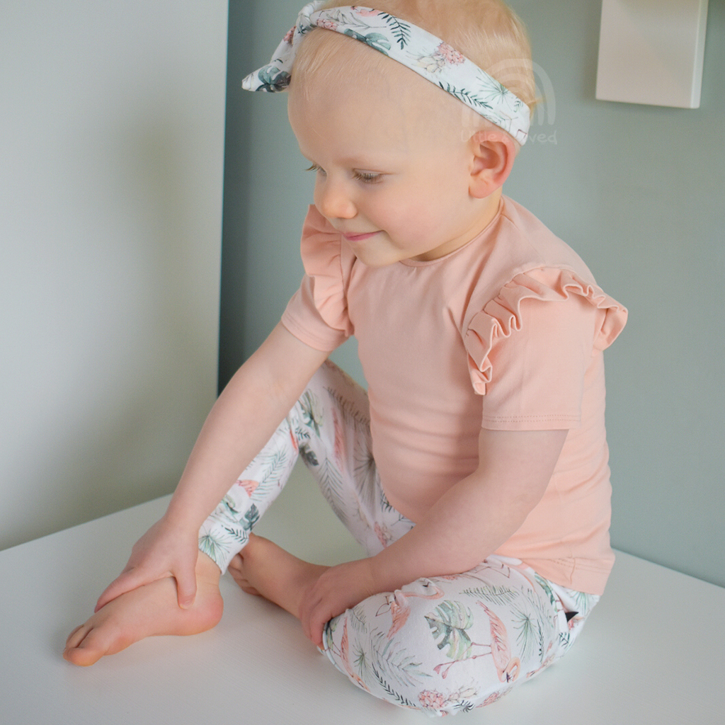 Voorstad bijstand Bewustzijn Ruffle shirt baby zalm - Little & Loved | Hippe babykleding